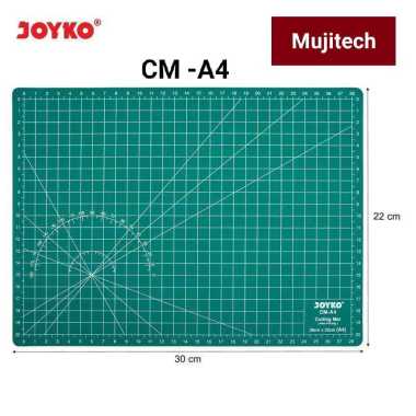 CUTTING MAT A4 (2 SISI) JOYKO ALAS PEMOTONG CUTTER CM-A4 ALAS POTONG KERTAS A4