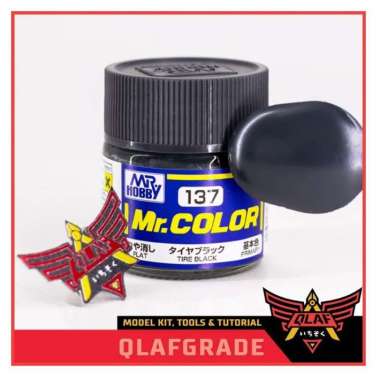 Mr Color TIRE BLACK C137 C 137 cat lacquer airbrush model kit
