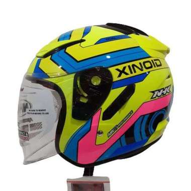 NHK R1 XINOID YELLOW FLO NHK R-1 XINOID DOUBLE VISOR ORIGINAL NHK L XINOID YELLOW FLO