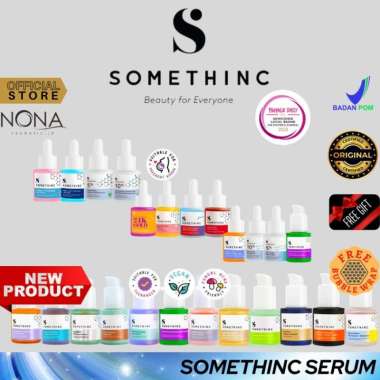 SOMETHINC SERUM NIACINAMIDE, AHA BHA, DNA SALMON, BAKUCIOL, FREE GIFT DNA SALMON