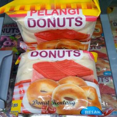Donat Kentang Pelangi Isi 10