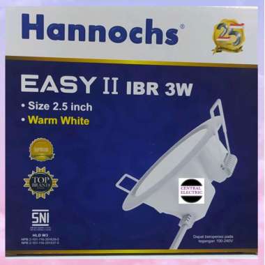 Downlight led/downlight hannochs/downlight putih/downlight warm white/downlight garansi 5watt warm w