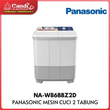 PANASONIC MESIN CUCI 2 TABUNG 7 KG 250 Watt NA-W86BBZ2D