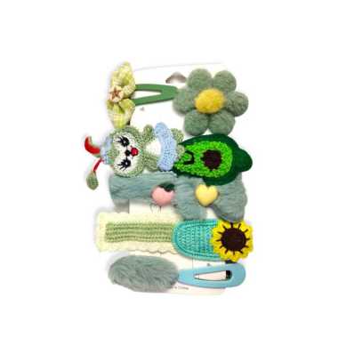 SK-C340-C342 Jepit Rambut Anak Lucu Set 10 IN 1 / Baby Hair Clip Ala Korea / Jepit Rambut Korea Anak
