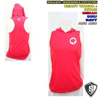 Singlet Hoodie Bodyfit Lion Singa Leon M