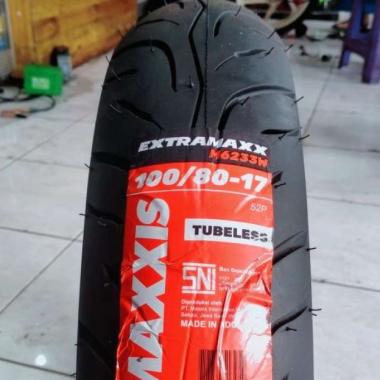 Ban Maxxis Extramaxx 100/80-17 Tubeless Multicolor