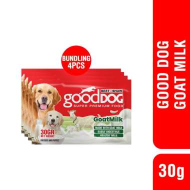 Paket Bundling Good Dog Goat Milk 30gr 4PCS