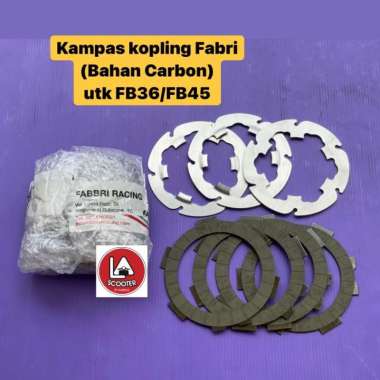Kampas kopling FABRI carbon utk FB36/ FB45