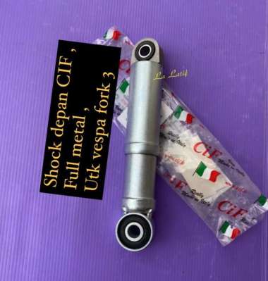Shock depan carbone utk vespa fork 3 vbb, sprint, super dkk