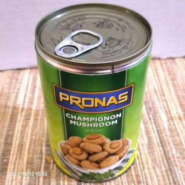 Champignon Mushroom PRONAS Jamur Champignon Segar Dalam Kaleng 400gram