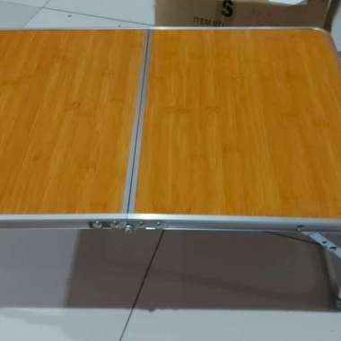 Meja Laptop Portable Aluminium / Meja Belajar / Meja Lipat Koper Multicolor