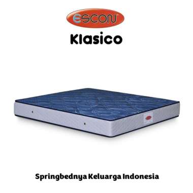 Kasur Spring Bed ESCON Klasico Biru (Hanya Kasur) - FREE BANTAL 100 x 200
