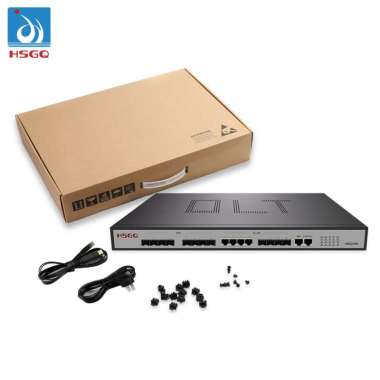 HSGQ E08 EPON OLT 8PON, 8SFP PX20+++ 7dB