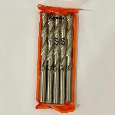 mata bor besi kokon 9mm hss drill 9.0 mata bor besi bagus