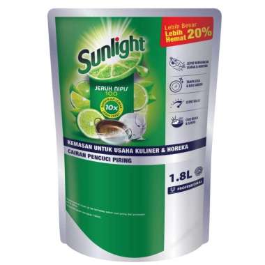 Promo Harga Sunlight Pencuci Piring Jeruk Nipis 100 1800 ml - Blibli