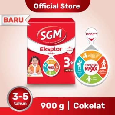 Promo Harga SGM Eksplor 3+ Susu Pertumbuhan Coklat 900 gr - Blibli