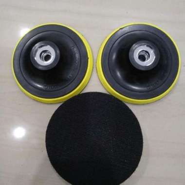 sanding pad/velcro pad/tatakan amplas/alat sanding/alat kain tempel 4"