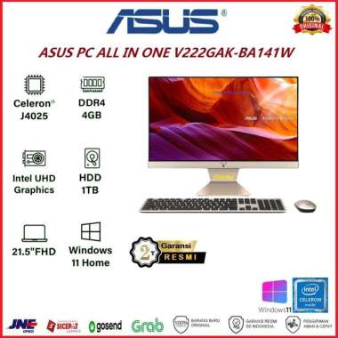 ASUS PC AIO V222GAK-BA141W - INTEL J4025/ 4GB RAM/ 1TB HDD - Win 11