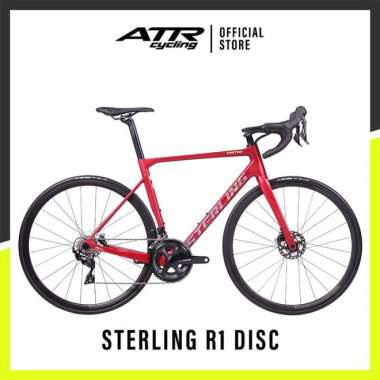 Sepeda Balap Road Bike UNITED STERLING R1 DB 700C (20) - 50 Red