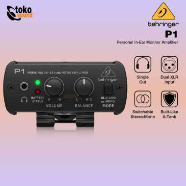 Behringer Behringer P1 Personal In-Ear Monitor Amplifier