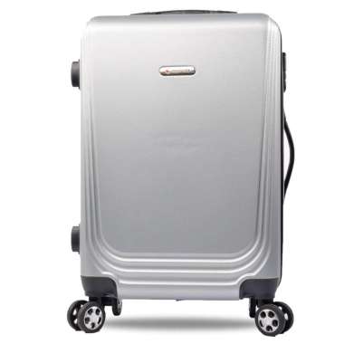 Tas Koper Polo City Hardcase Fiber Size 22 inch - 074 Platinum Silver