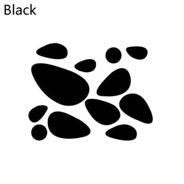 Triple W Dekorasi Hiasan Dinding Cermin Wall Decoration Mirror Sticker Hitam