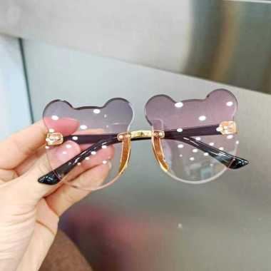 FG Kacamata Hitam Anak Motif Beruang Bear High Quality Import Kids Sunglasses Kacamata Anak Murah Ta
