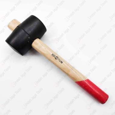 HASSTON 1513-102 Palu Karet Gagang Kayu 50 mm Pasang Keramik