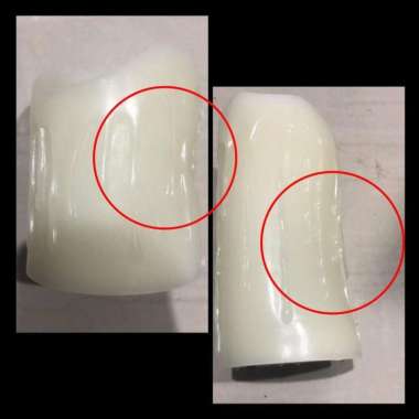Bahan Wax Lilin Asli Lilin Besar Elektrik Goyang dengan Remote (3pcs) Meleleh Reject