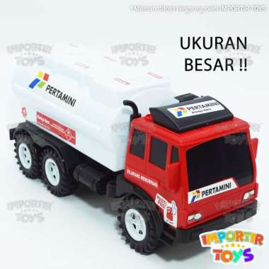 TRUK BESAR PERTAMINA Tangki Minyak Mainan Anak JUMBO BERKUALITAS MURAH