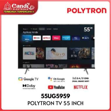 POLYTRON 4K UHD Smart Digital TV 55 Inch 55UG5959