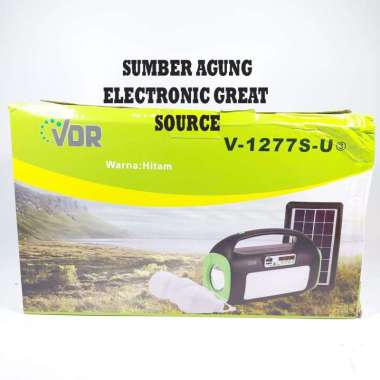 VDR V2177SU V1277 Paket Emergency Solar Lampu Tenaga Matahari Radio