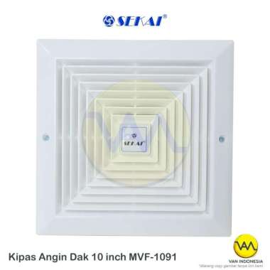 EXHAUST PLAFON MVF 1091 (DUCTING 4 INCH, PLASTIK) SEKAI