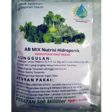 Ab Mix Nutrisi Sayuran Daun Pekatan 1/2 Liter