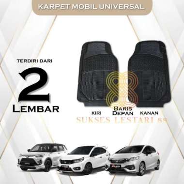 Karpet Karet Mobil Universal 1 Baris (Depan)