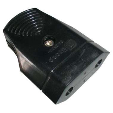 STEKER COLOKAN LISTRIK GEPENG BROCO / DUTRON SNI Hitam / Putih Broco Kontra st