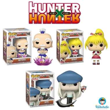Funko POP! Set Promotion Animation Hunter x Hunter Netero, Bisky, Kite