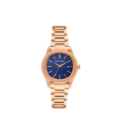 Christ Verra Casual Women's Watches CV 919491L-15 BLU Rose Gold