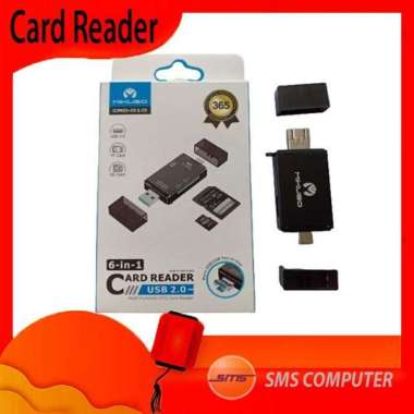 USB HUB & Card Reader Mikuso CRD-010 6-in-1 USB 2.0 Multi-Function CR