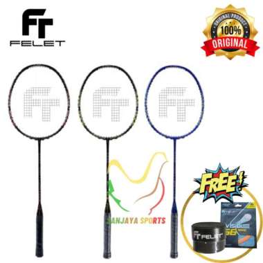 Raket Badminton Felet Turbo S-2 Original 4U BLUE