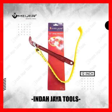 MEIJER Kunci Oli Filter 12 Inch Sabuk Strap Oil Wrench Belt