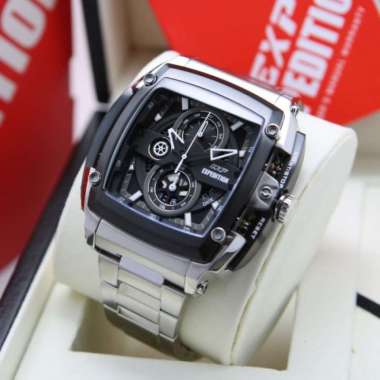 Jam Tangan Pria Expedition EXP 3008 E3008 EXP3008 Silver Black
