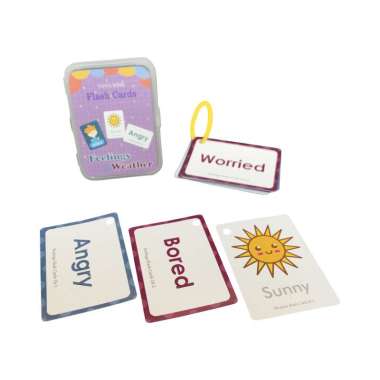 ONE-M308 Flash Card Bahasa Inggris Mainan Edukasi Anak / Kartu Pintar Balita Belajar Abjad Buah Tran