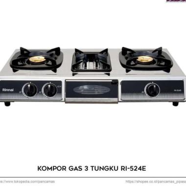 Rinnai RI 524E Kompor Gas 3 Tungku