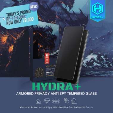 Xiaomi Redmi Note 11 Pro - HYDRA+ Privacy Anti Spy Tempered Glass-Anti Gores-TG-Frame