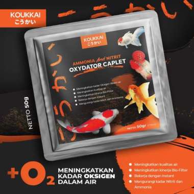 Ammonia & Nitrite Oxydator Caplet Untuk Mengoksidasi Ammonia & Nitrit