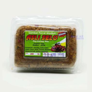 Sambel Pecel Madiun Rasa Sedang Bumbu Kacang Sambal Kacang Instan Bumbu Pecel Instan Cap Asli Selo 1