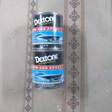 dextone non sag epoxy 2 komponen 400gr Dextone Hardener dan Resin 400 Gram DEXTONE EPOXY 400gram hit