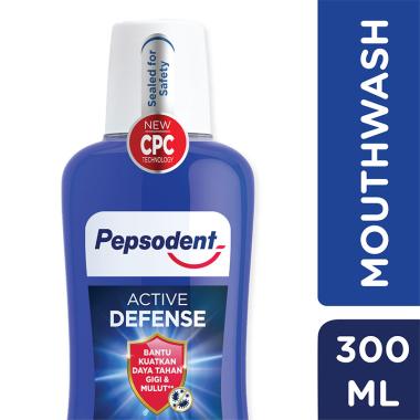 Bandung - PEPSODENT Mouthwash Active Defense [300 mL] --