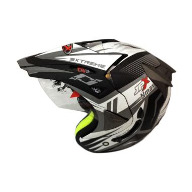 JPX Supermoto Nmax Helm Half Face - Black Doff ...